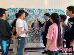 澳门太阳城官网：中新网记者探访了地处青海省黄南藏族自治州同仁市的非遗画